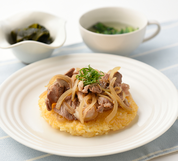 豚玉堅チャーハン